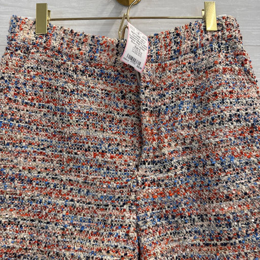 Juicy Couture Black Label White/ Multi Tweed Shorts 6