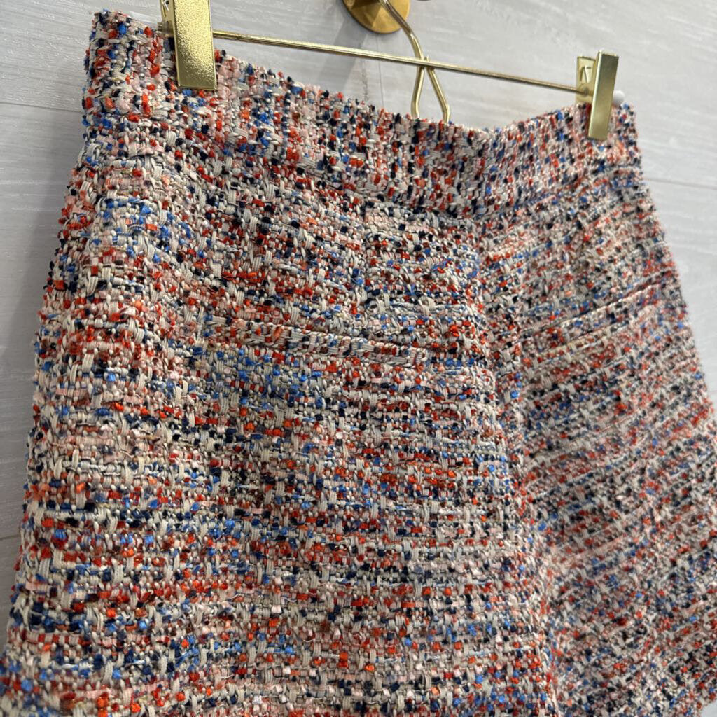 Juicy Couture Black Label White/ Multi Tweed Shorts 6