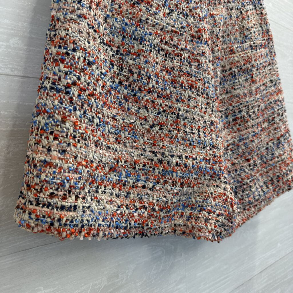 Juicy Couture Black Label White/ Multi Tweed Shorts 6