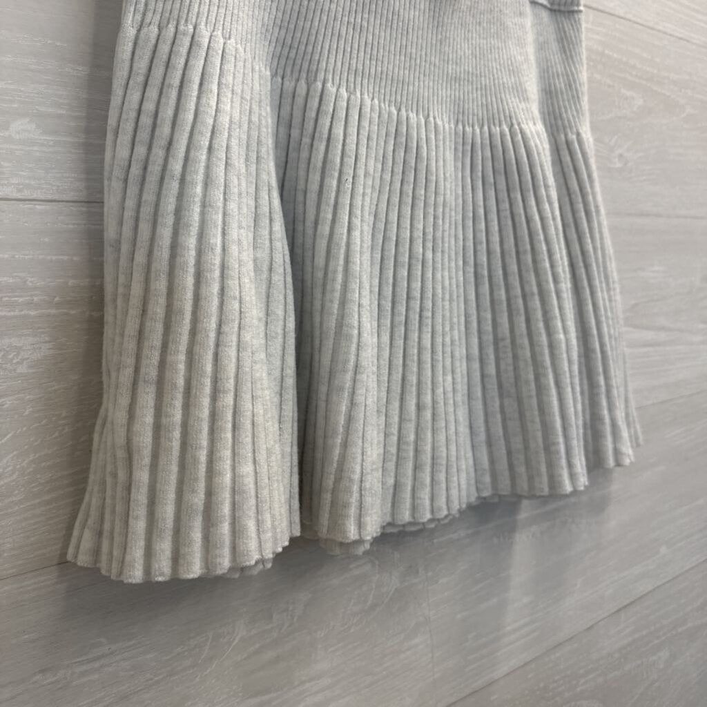 Aerie Grey Knit Ribbed Mini Skirt Small