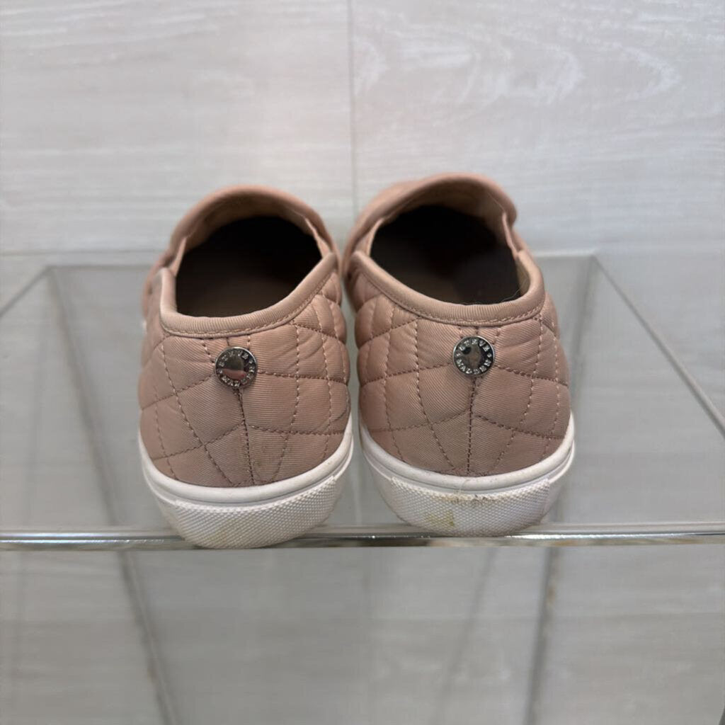 Steve Madden Pink Ecentrcq Quilted Slip On Sneakers 8.5