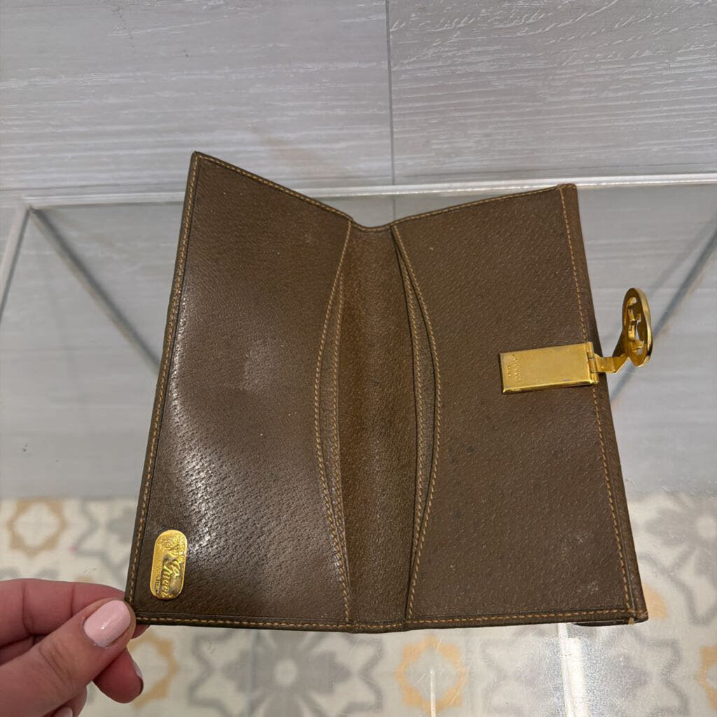Vintage Gucci Ophidia Continental Wallet in GG Supreme Canvas