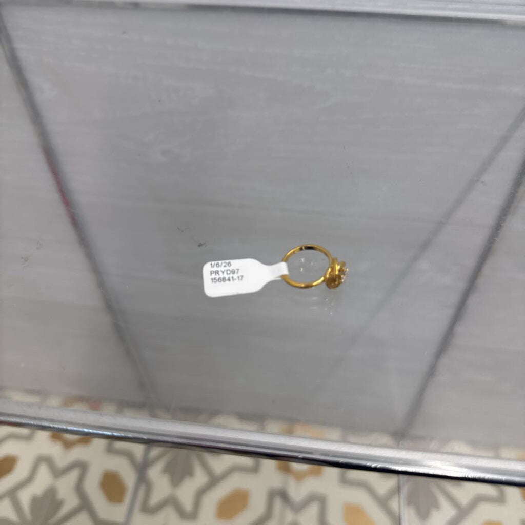 Vintage Gold Love Knot Ring Size 3.5