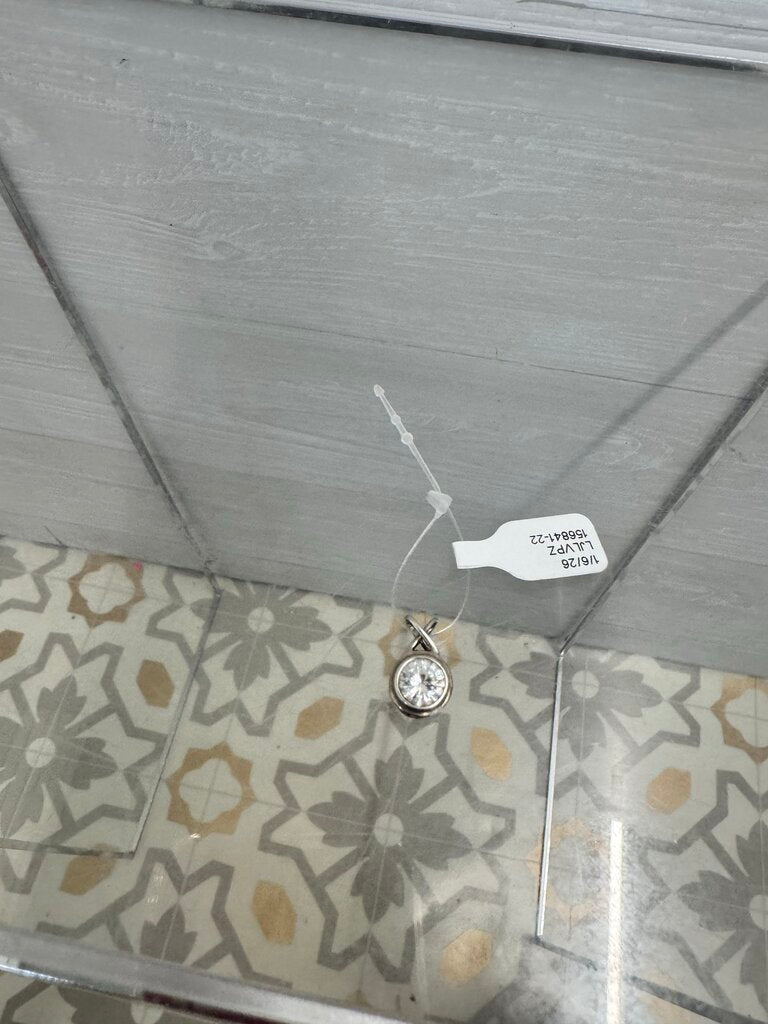 Vintage CZ Necklace Pendant