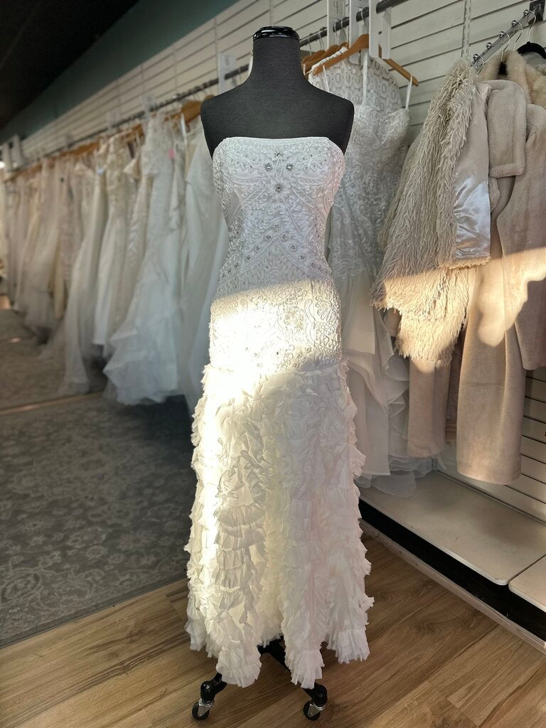 Sue Wong Strapless Embellished Dress 6