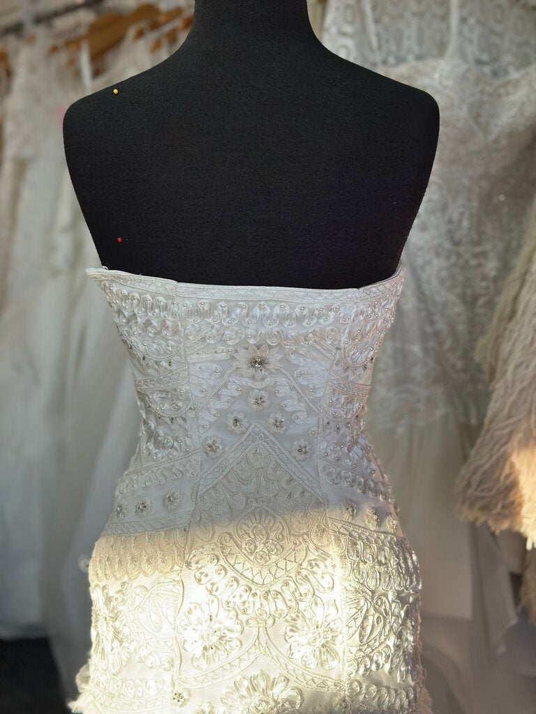 Sue Wong Strapless Embellished Dress 6