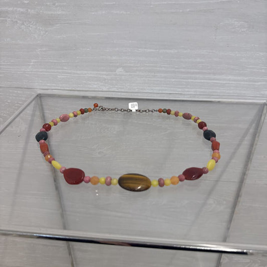 Multi Colored Stone Necklace