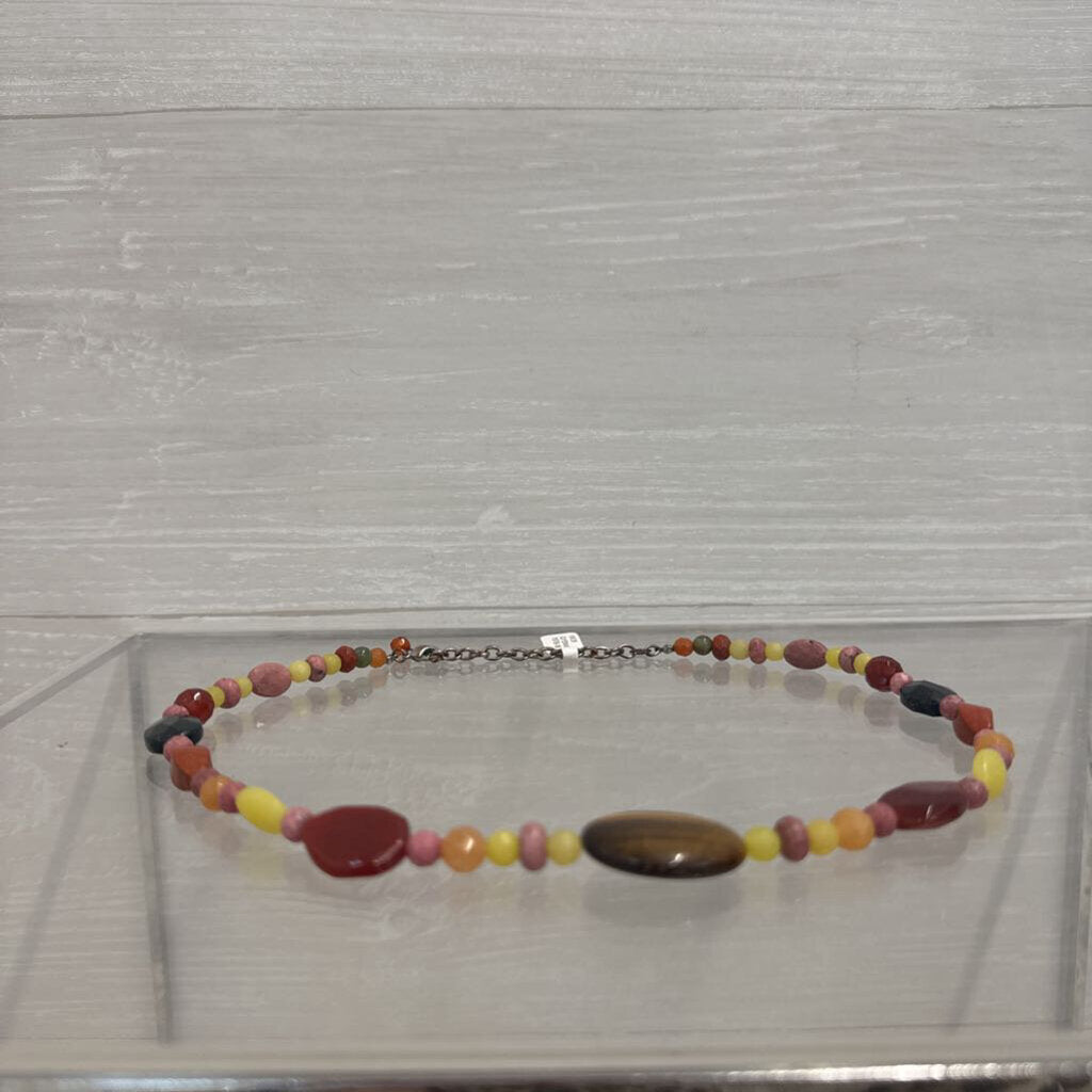 Multi Colored Stone Necklace