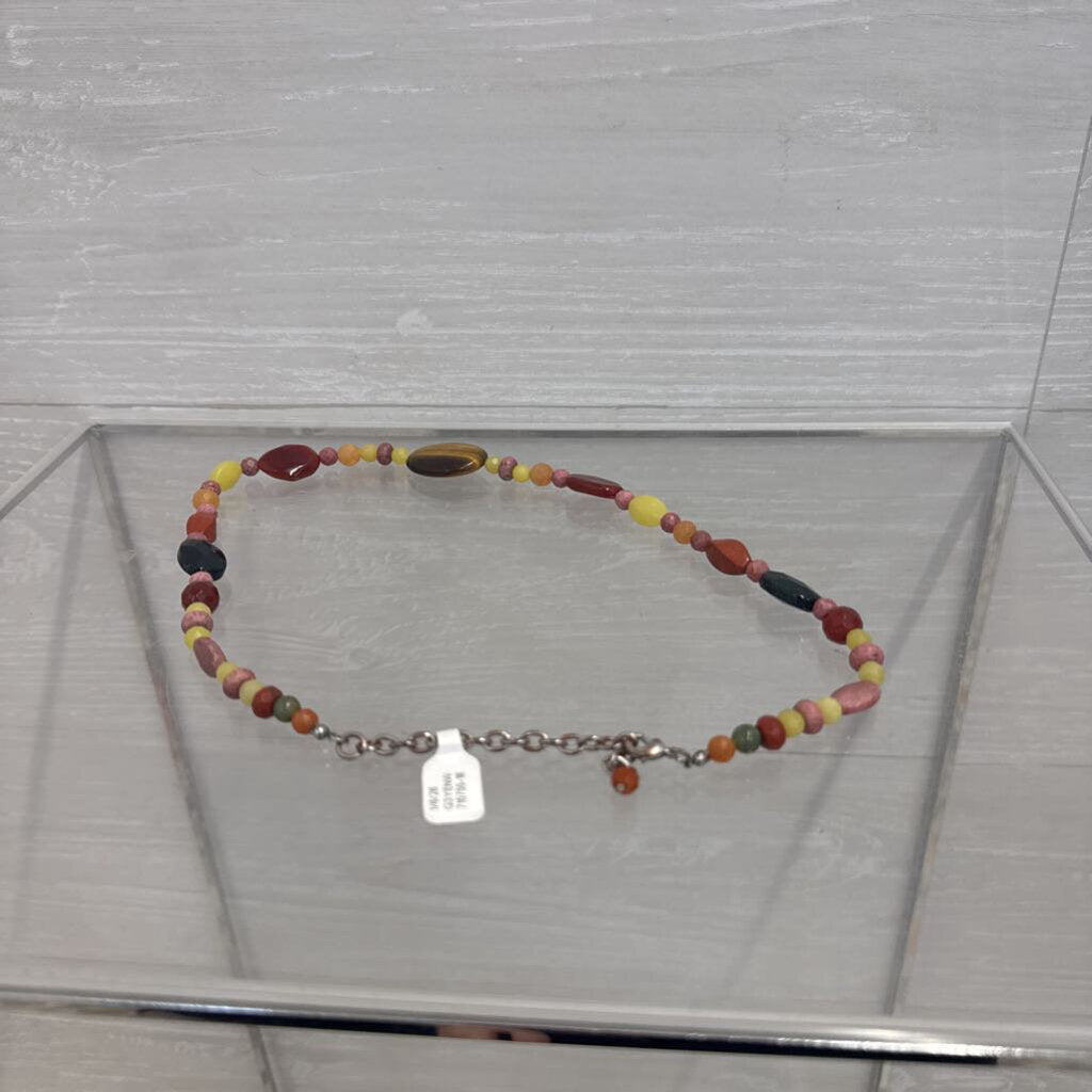 Multi Colored Stone Necklace