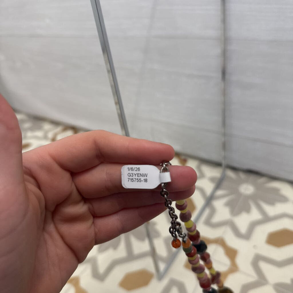 Multi Colored Stone Necklace