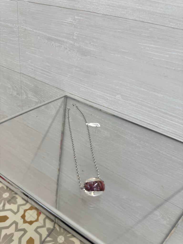 Swirled Glass Necklace