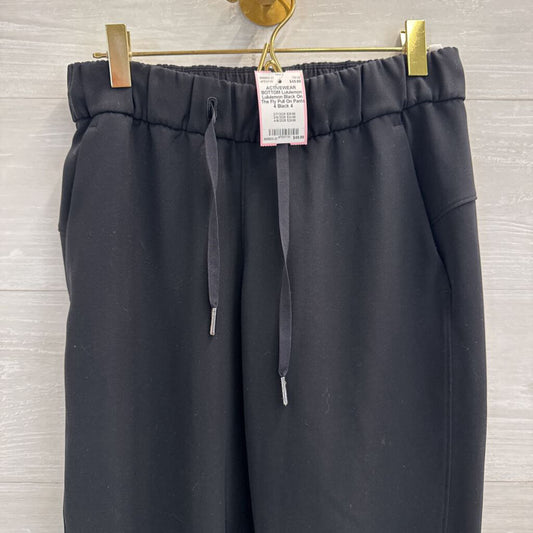 Lululemon Black On The Fly Pull On Pants 4