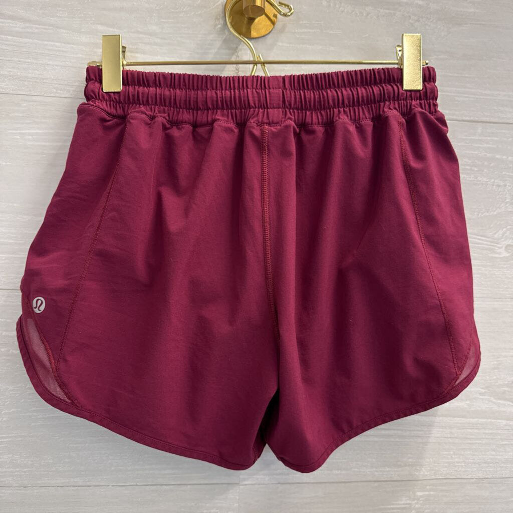 Lululemon Burgundy Hotty Hot Shorts 4