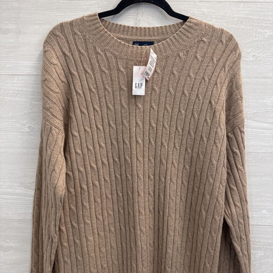 Gap Brown Cable Knit Long Sleeve Sweater Dress Small