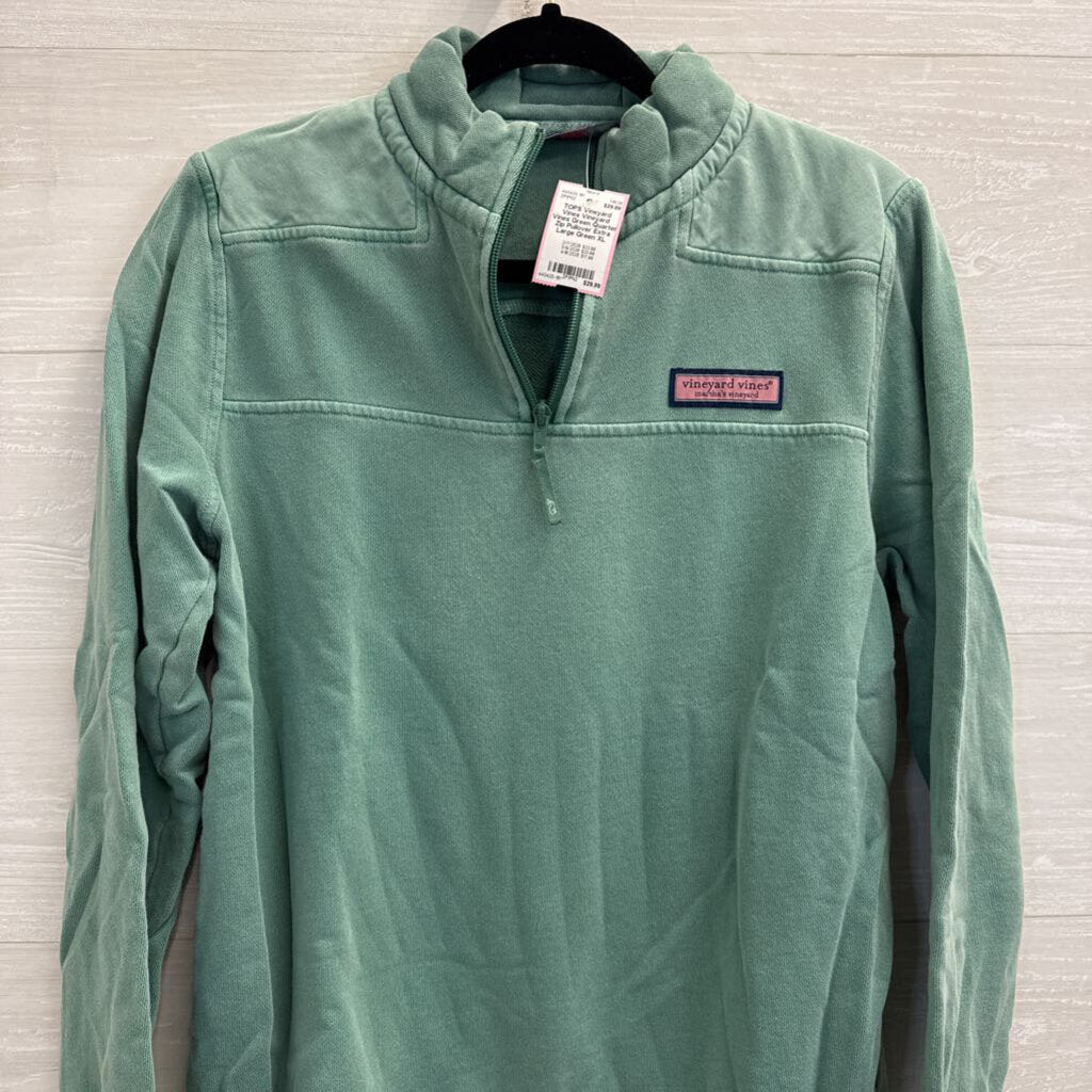 Vineyard Vines Green Quarter Zip Pullover Extra Large