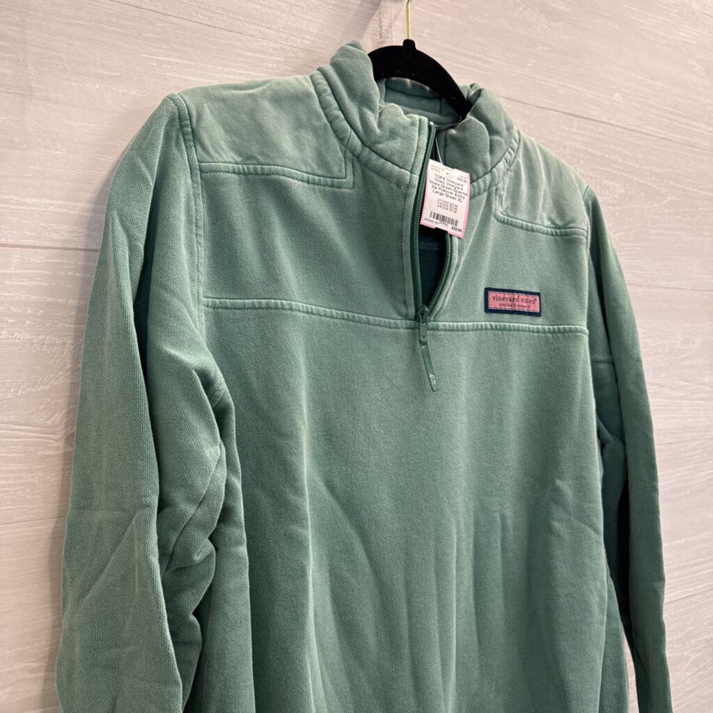 Vineyard Vines Green Quarter Zip Pullover Extra Large