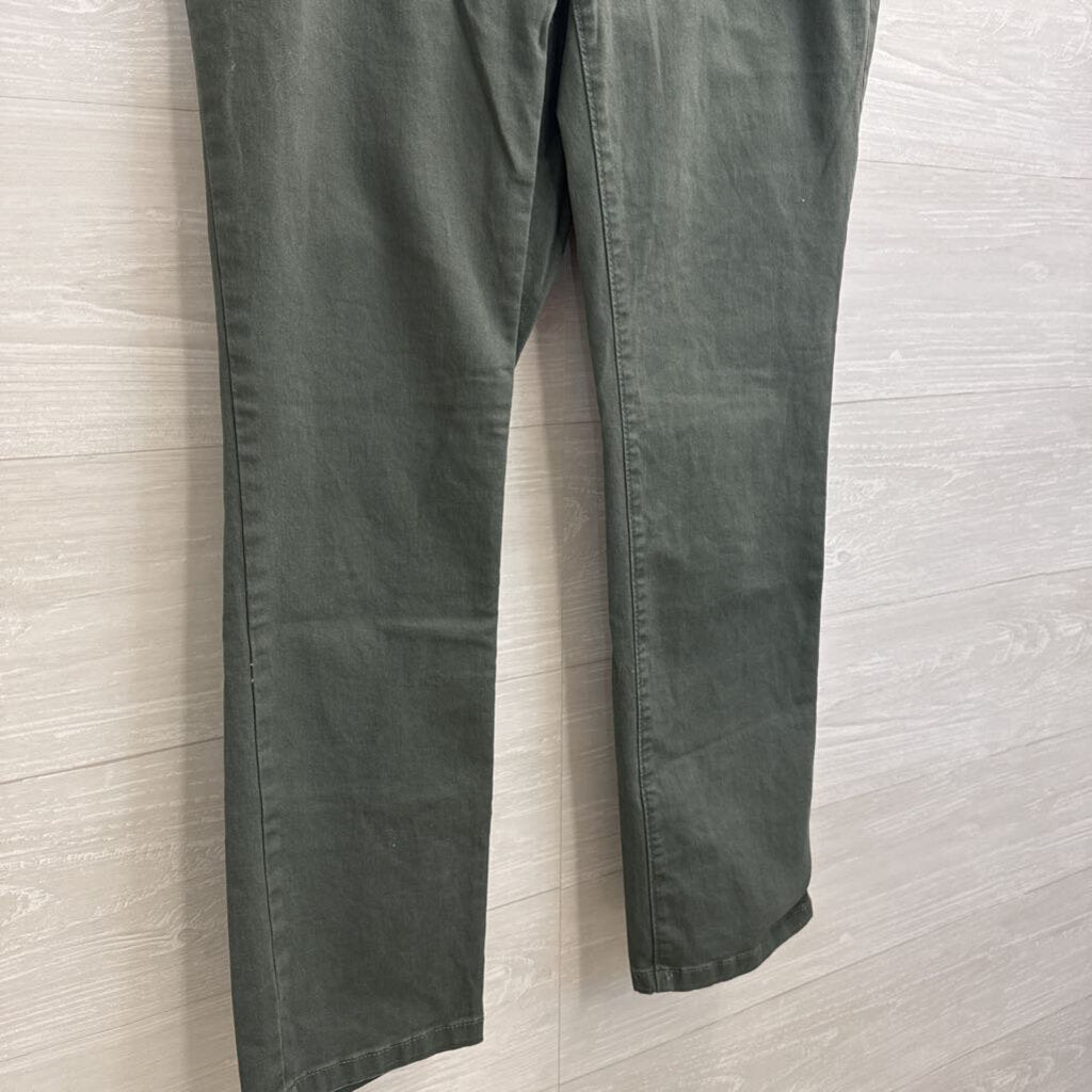Loft Green Straight Leg Pants 8