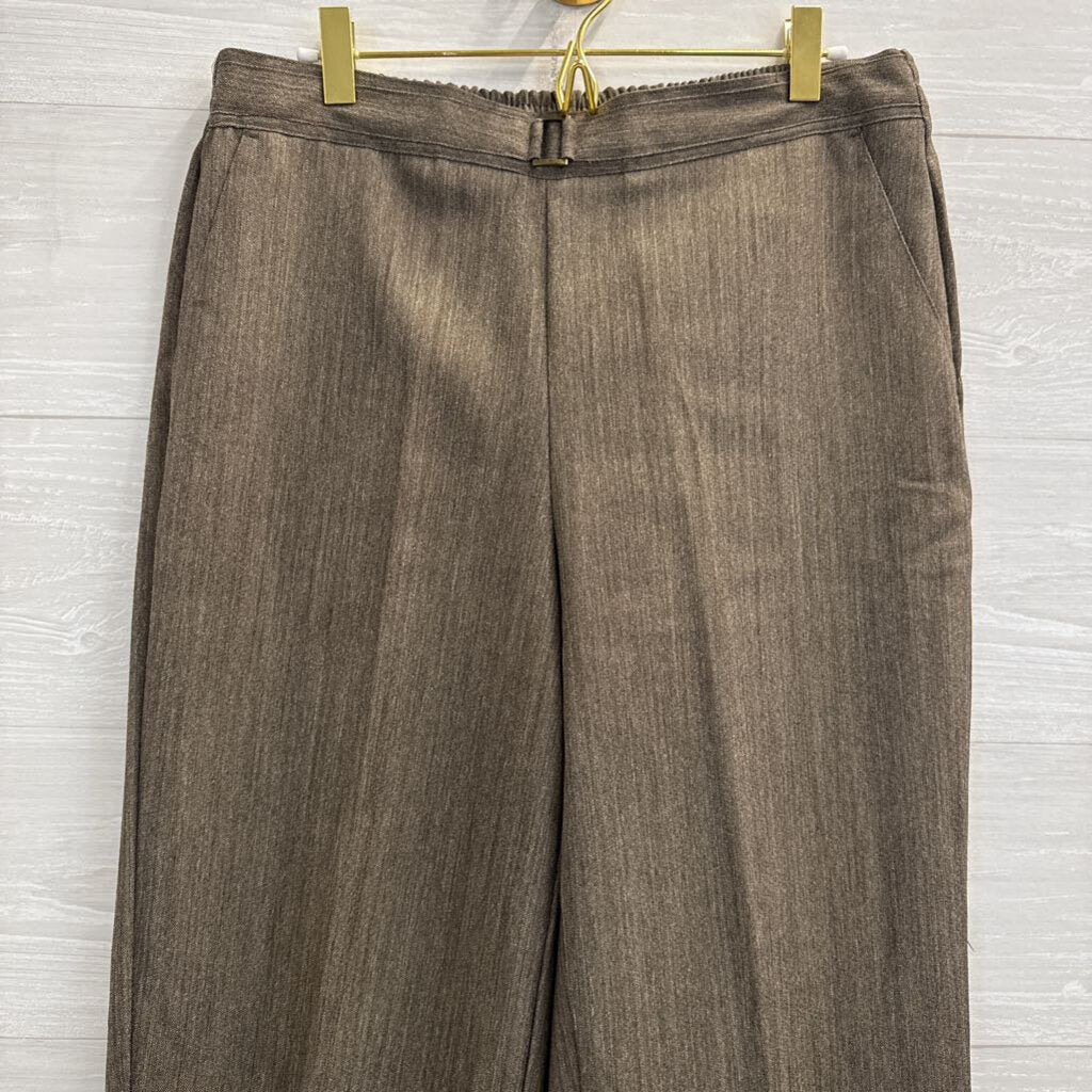Vintage Company Collection Brown Pull On Trouser Pants 8