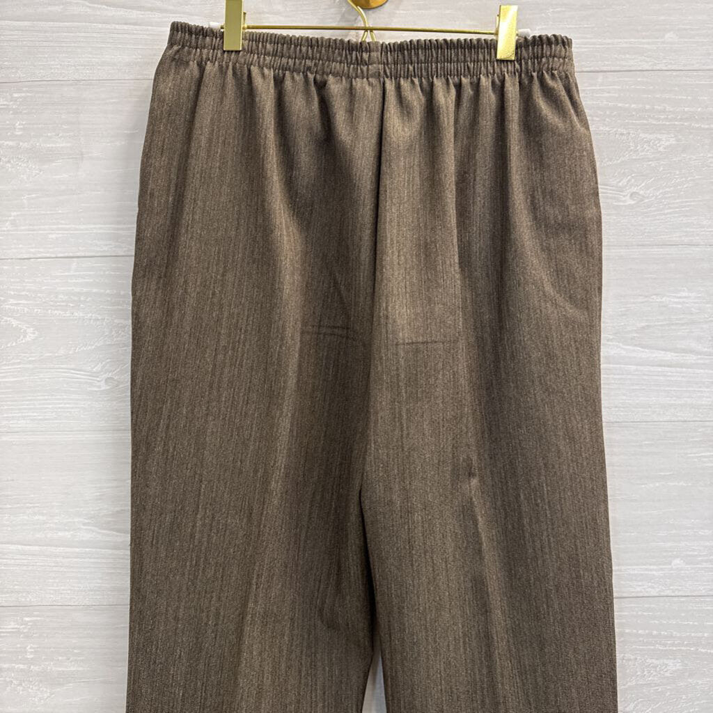 Vintage Company Collection Brown Pull On Trouser Pants 8