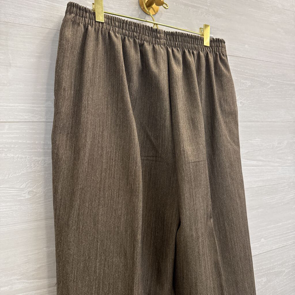 Vintage Company Collection Brown Pull On Trouser Pants 8