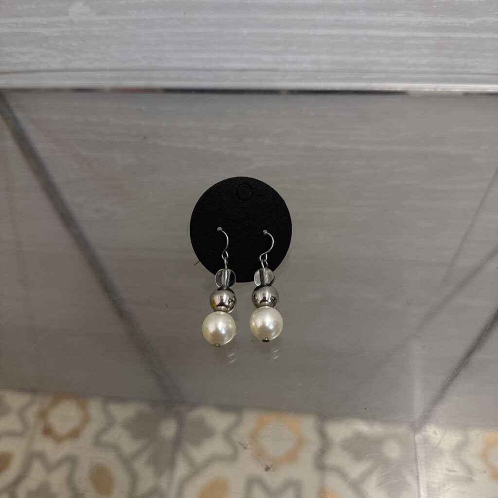 Vintage Dangle Pearl Drop Earrings