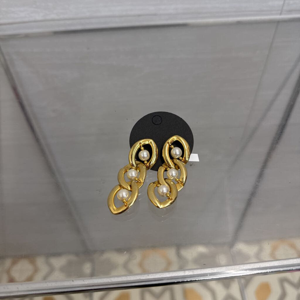 Vintage Three Tier Pearl Earrings