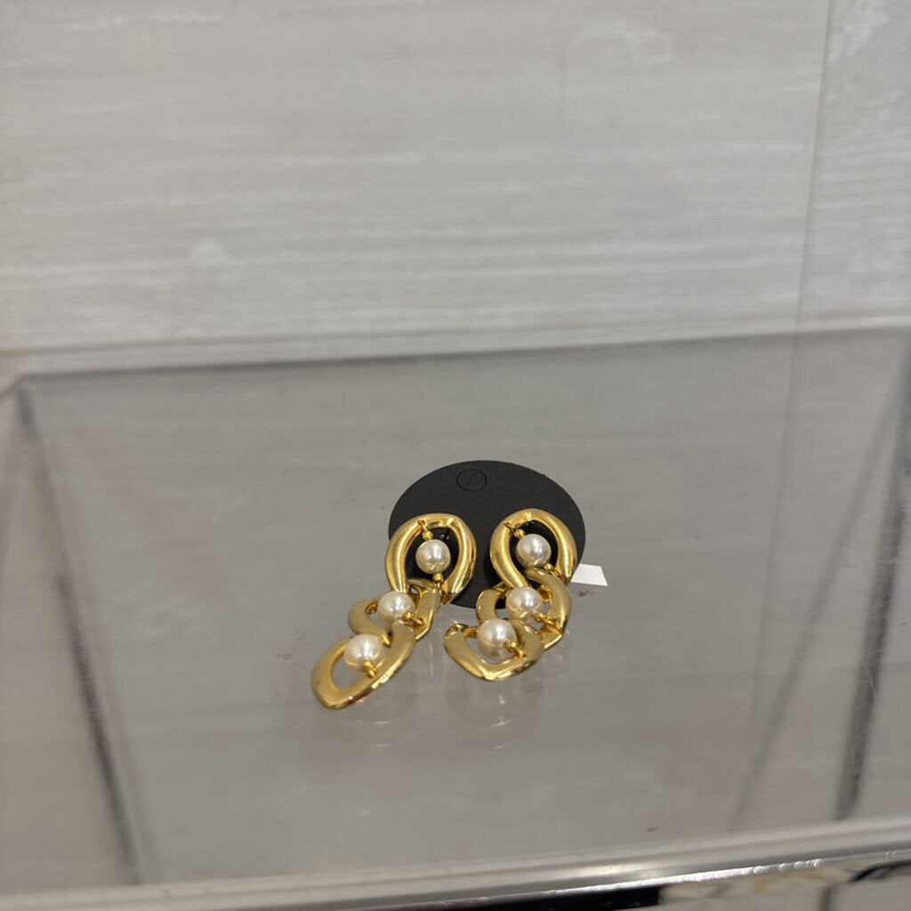 Vintage Three Tier Pearl Earrings