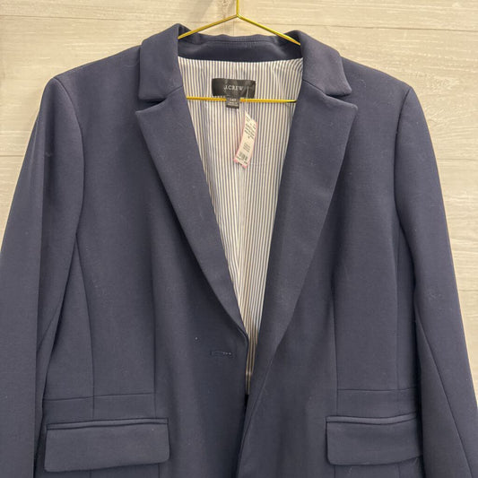 J Crew Navy Blazer Jacket 14 Tall