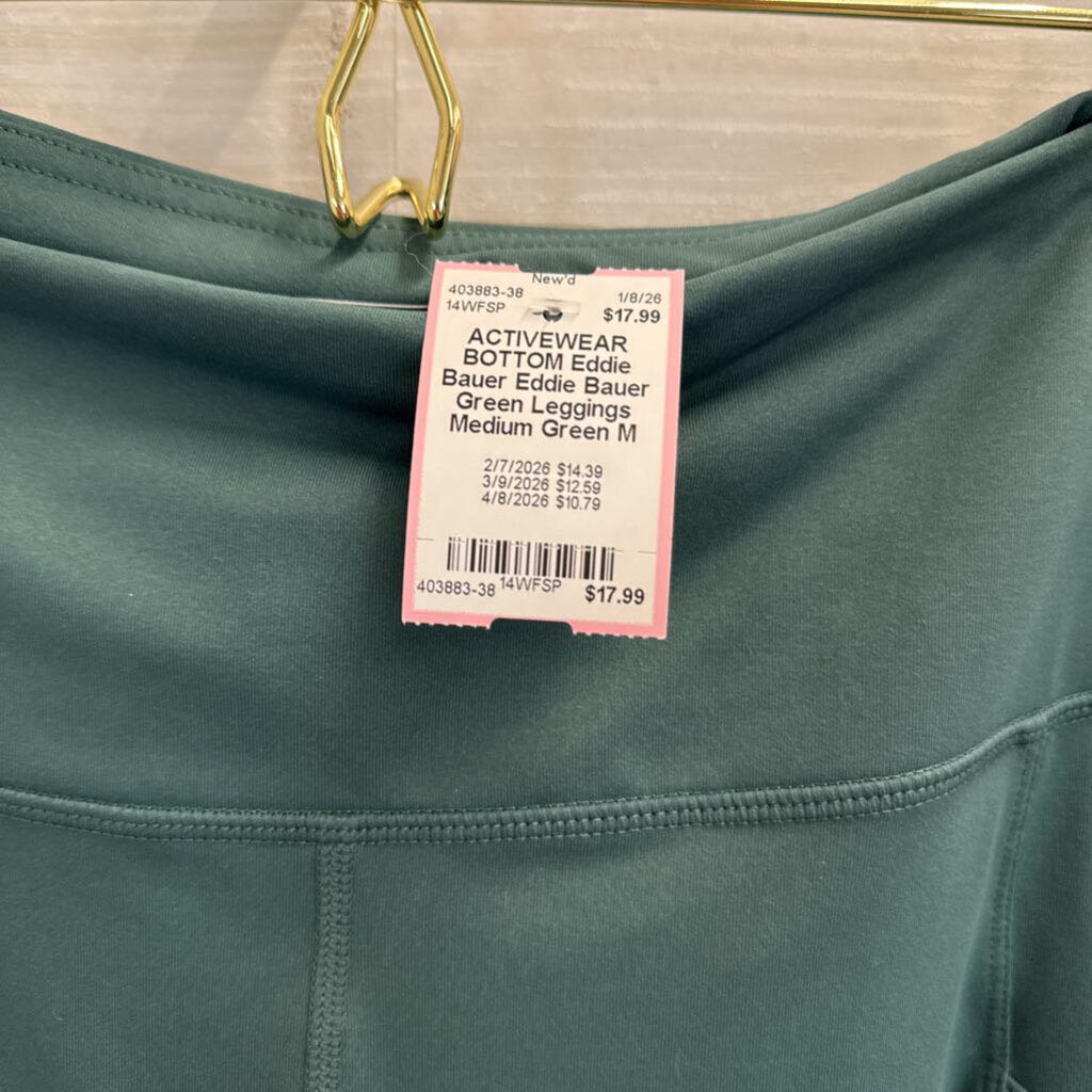 Eddie Bauer Green Leggings Medium