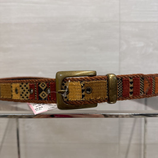 Brown/ Multi Southwestern Print Belt Large