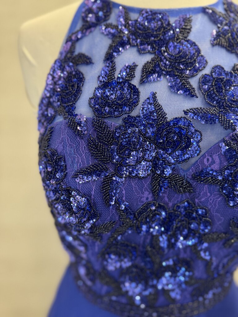 Sherri Hill 51694 High Neck Chiffon Skirt Formal Dress 14