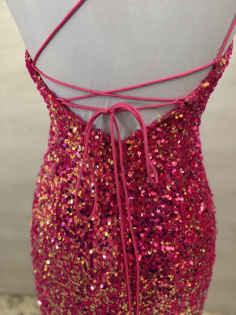 Clarisse One Shoulder Sequined Long Formal 4