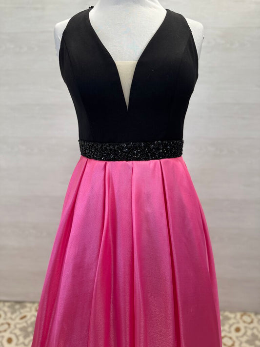 Amelia Couture Beaded Top Long Formal 10