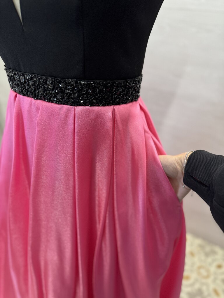 Amelia Couture Beaded Top Long Formal 10