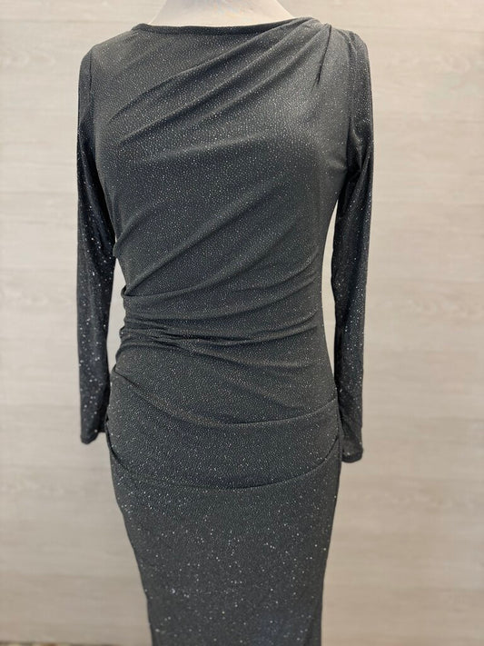 Candalite Long Sleeve Glitter Dress Small