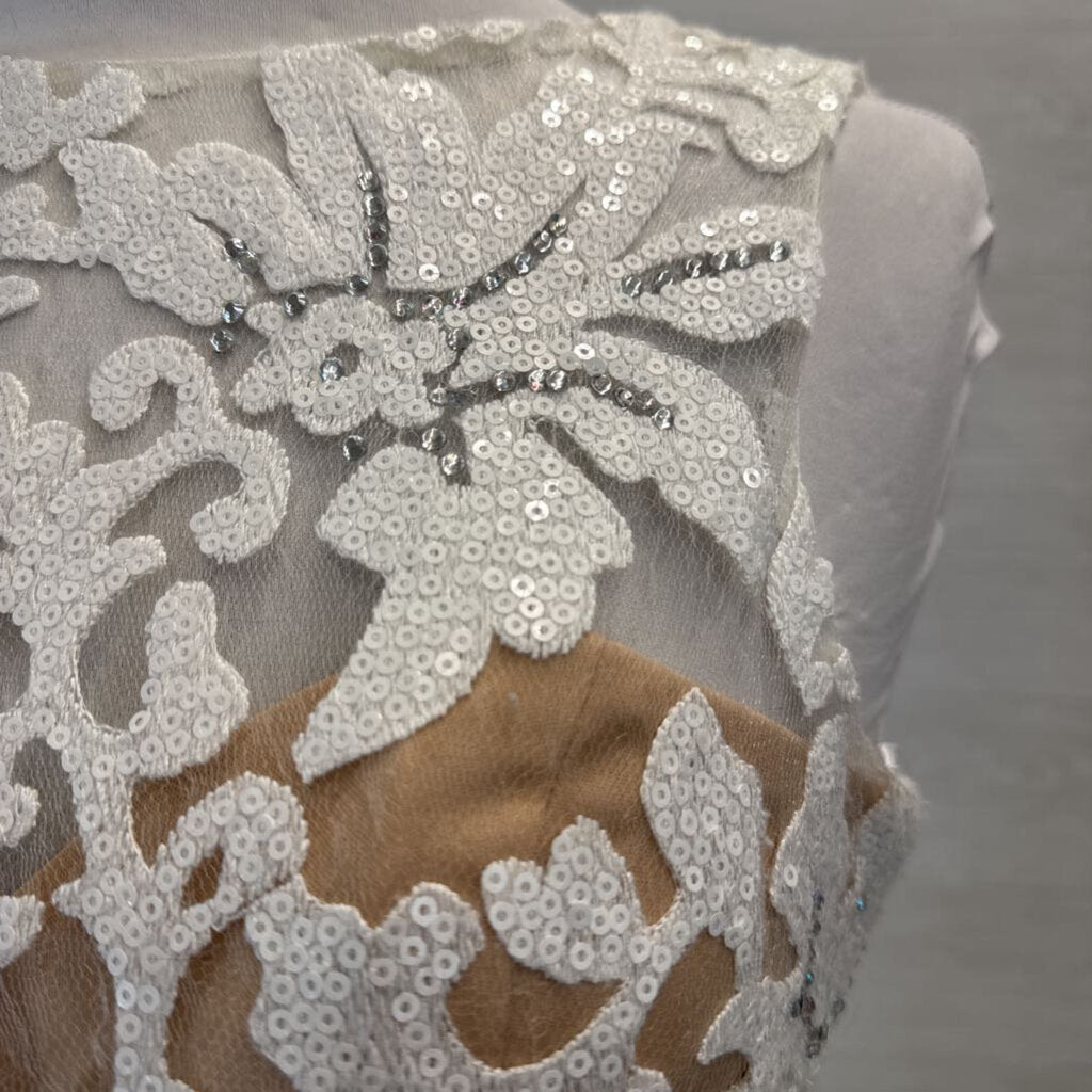 Johnathan Kayne Sequined Lace Long Formal 12