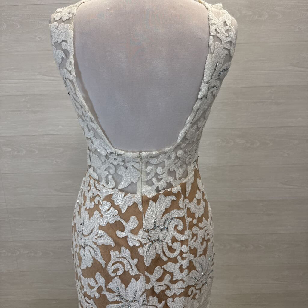 Johnathan Kayne Sequined Lace Long Formal 12