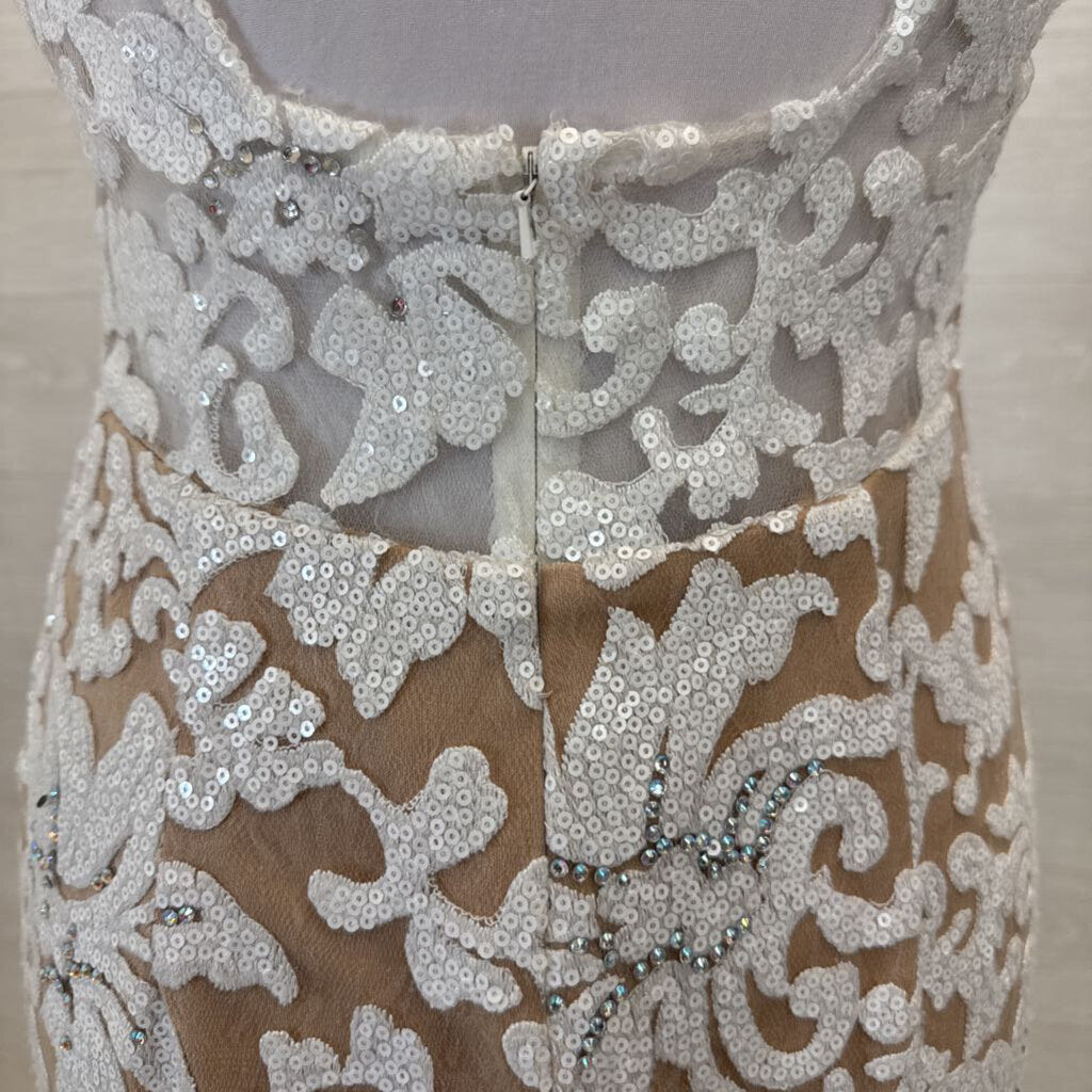 Johnathan Kayne Sequined Lace Long Formal 12