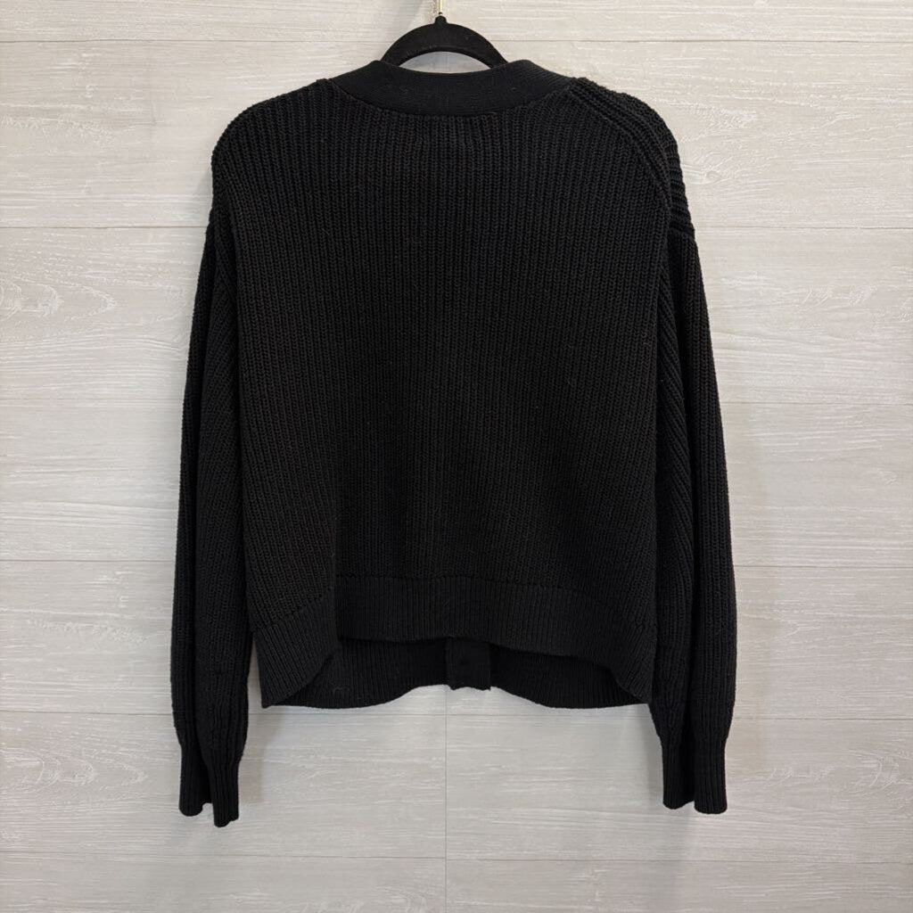 Black Knit Cardigan Medium