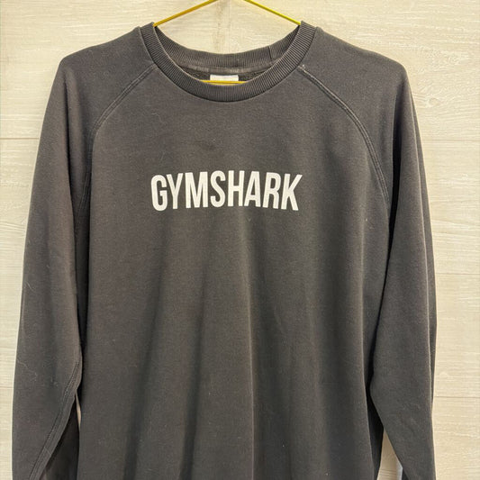 GymShark Black Crew Neck Sweatshirt Medium