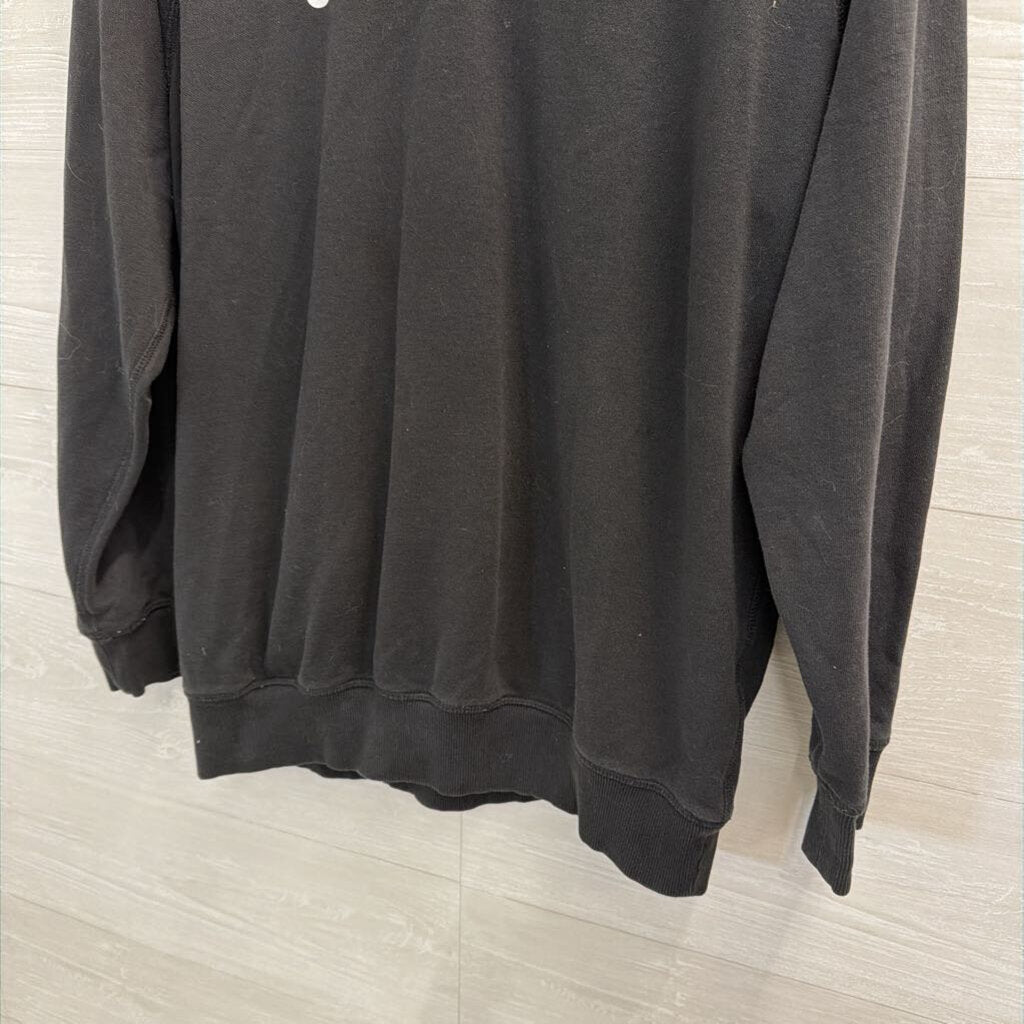 GymShark Black Crew Neck Sweatshirt Medium