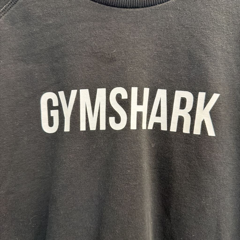 GymShark Black Crew Neck Sweatshirt Medium