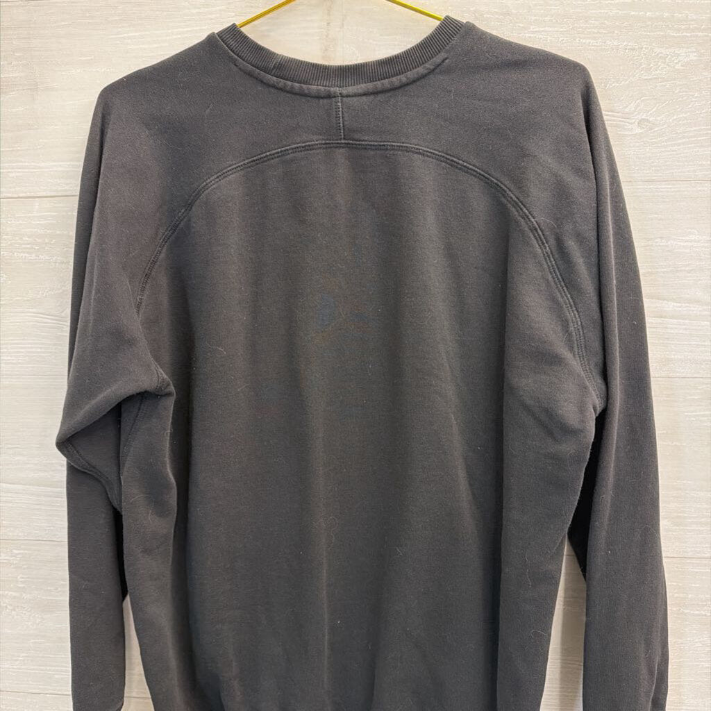 GymShark Black Crew Neck Sweatshirt Medium