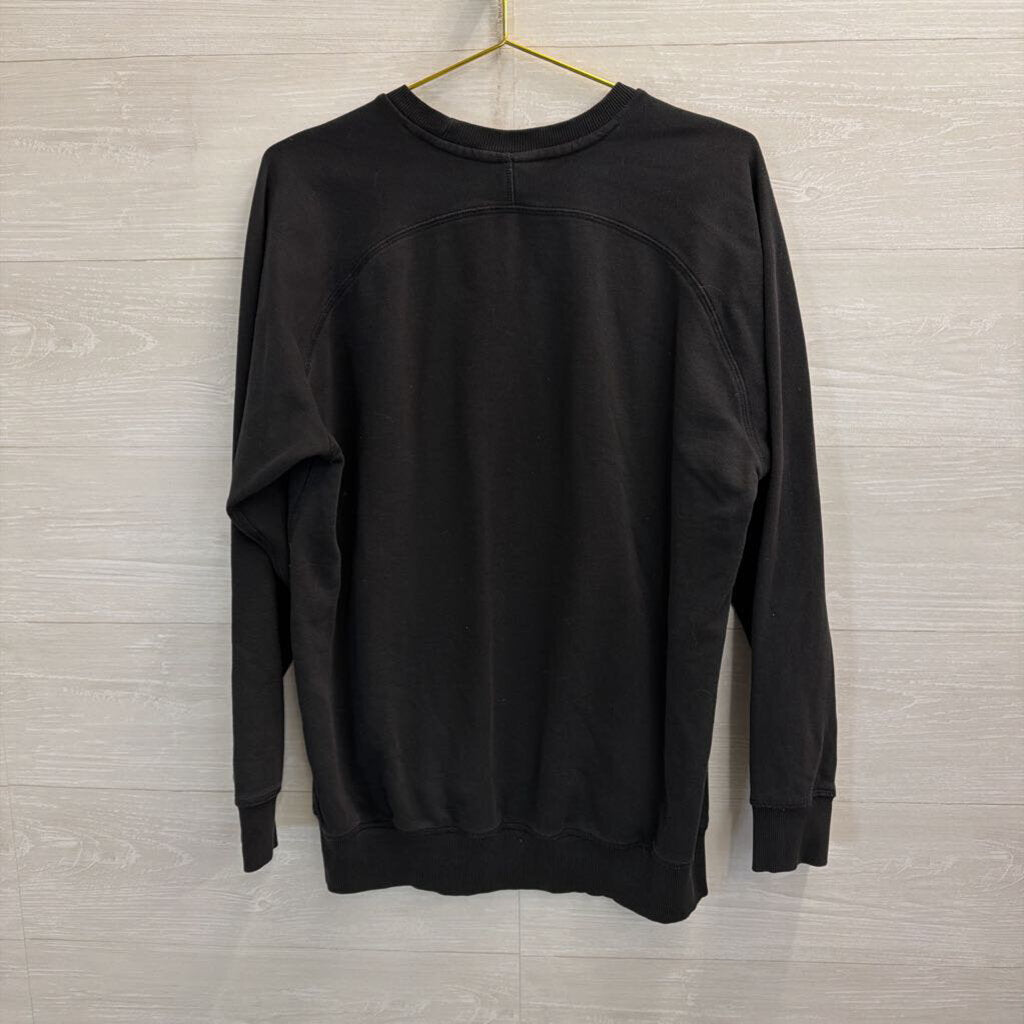 GymShark Black Crew Neck Sweatshirt Medium