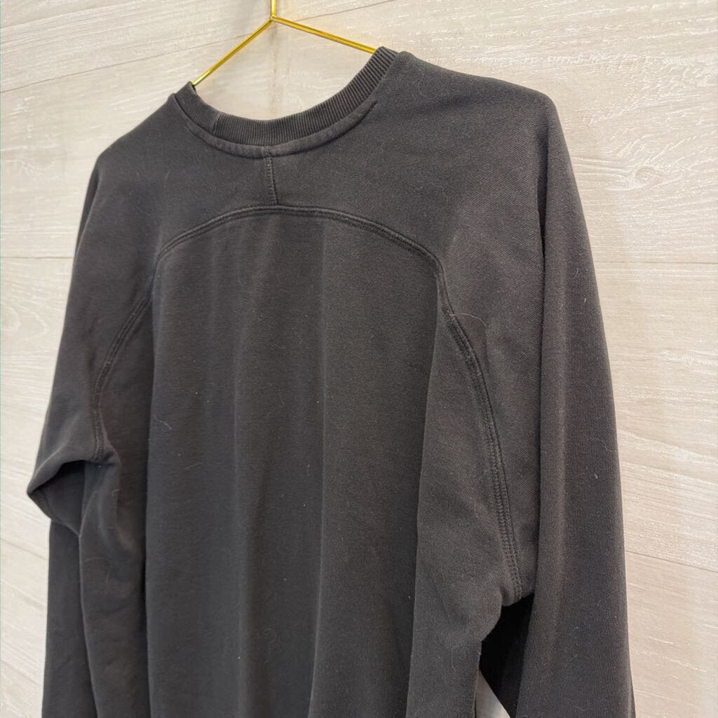 GymShark Black Crew Neck Sweatshirt Medium