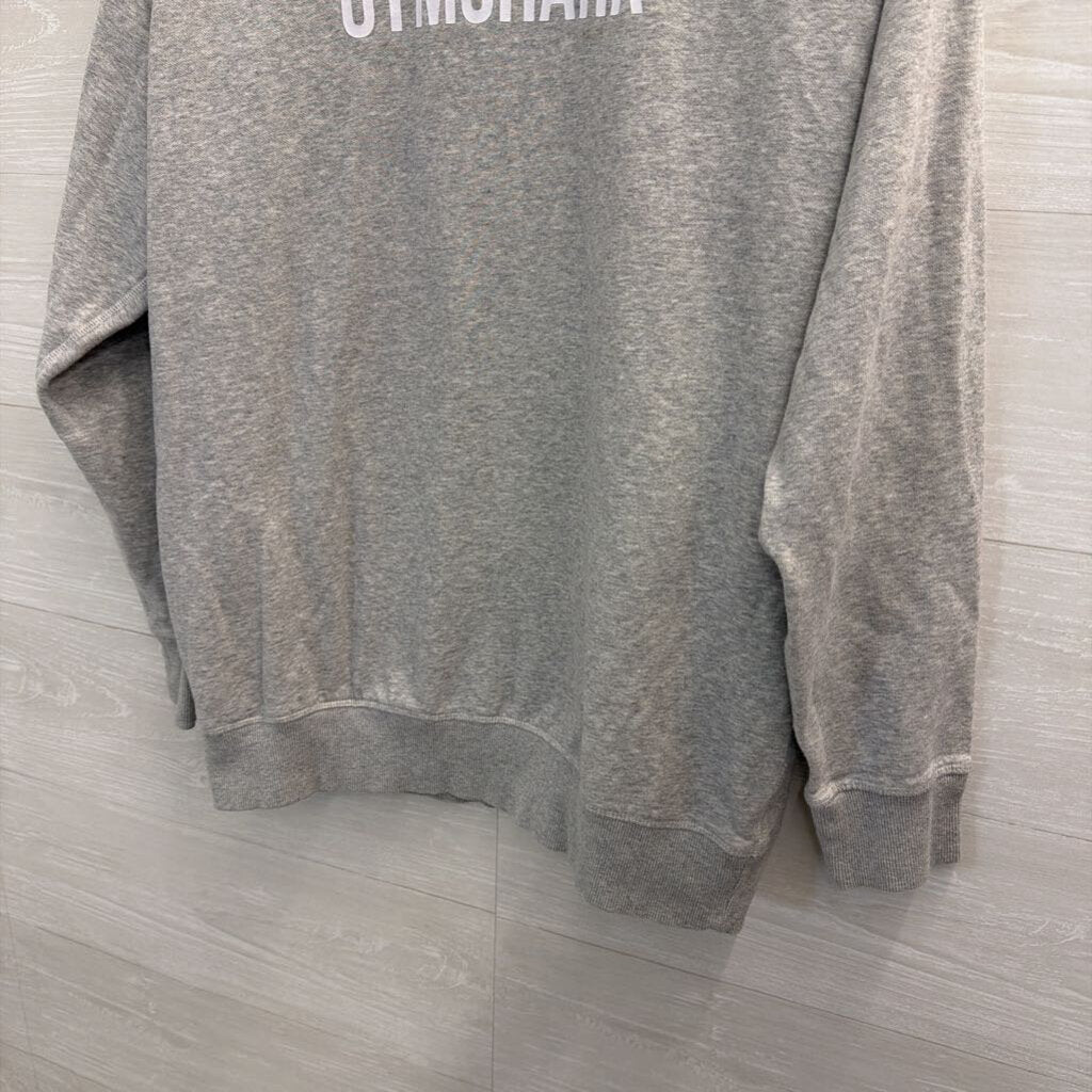 GymShark Grey Crew Neck Sweatshirt Medium