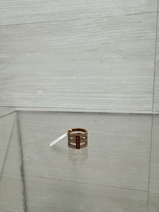 Michael Kors Gold Triple Stack Ring 7