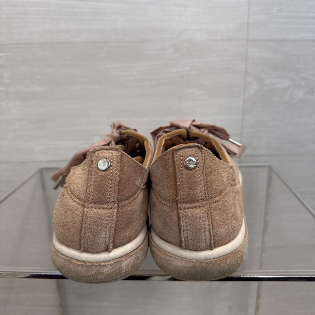 AGL Suede Sneakers with Ribbon Laces 38.5