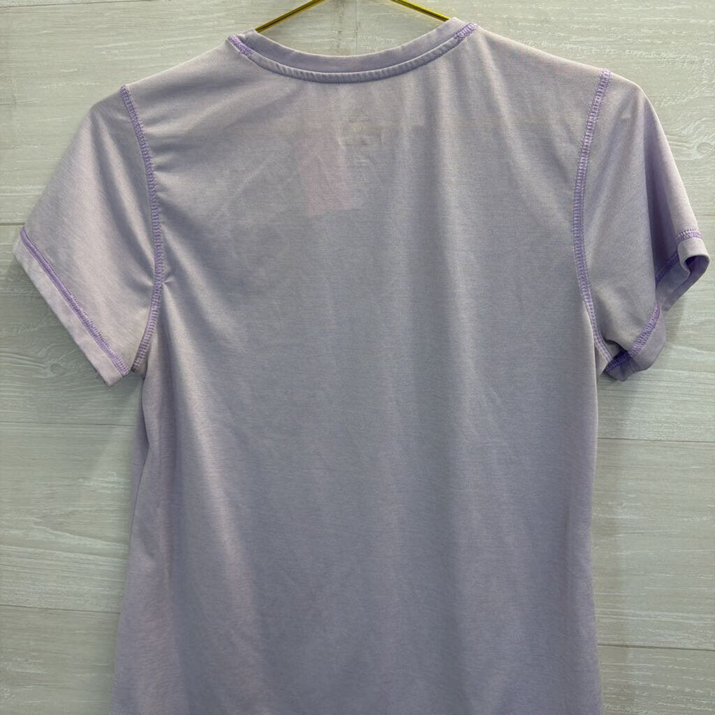 Adidas Lavender Short Sleeve Top Medium