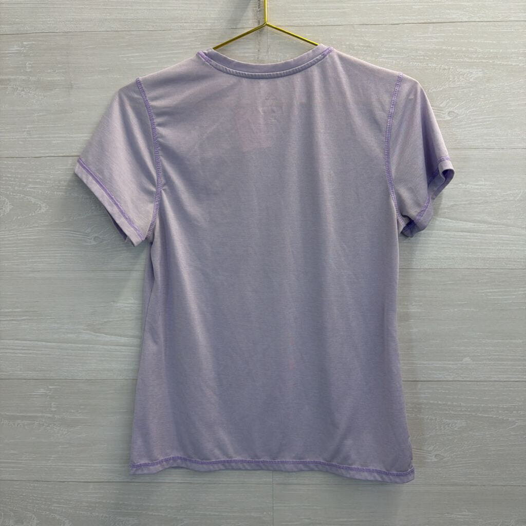 Adidas Lavender Short Sleeve Top Medium